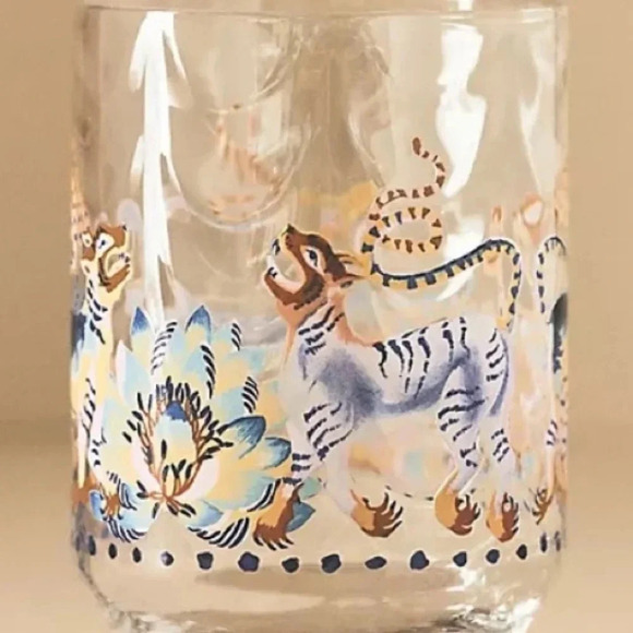 Anthropologie Sarah Gordon Tiger Juice Glass - Picture 3 of 3